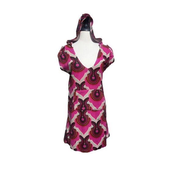 t-bags Los Angeles Retro Terry Cloth Pullover Cover Up Size Medium - Picture 2 of 5